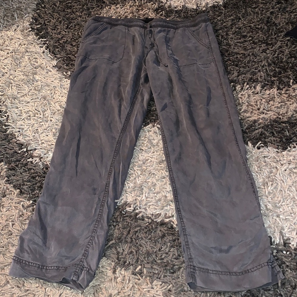 Calvin Klein Draw String pant Size L good cond side and back pockets